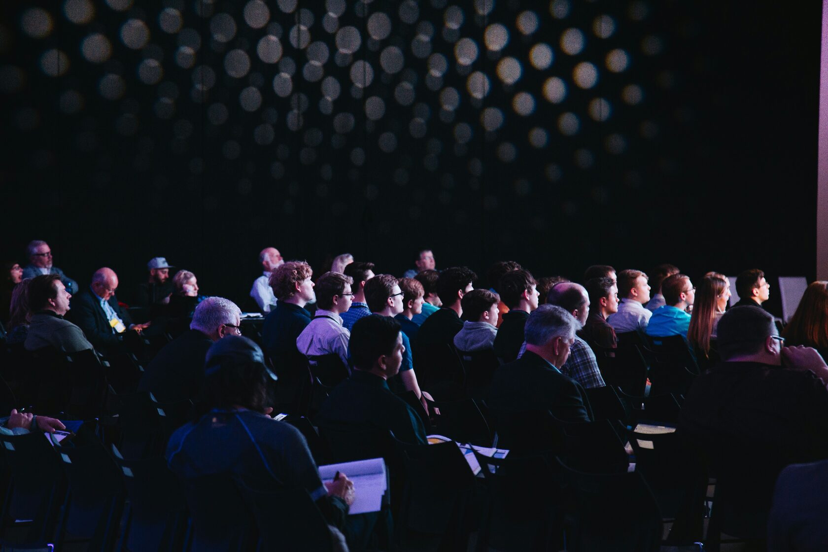 Image of people on event sitting