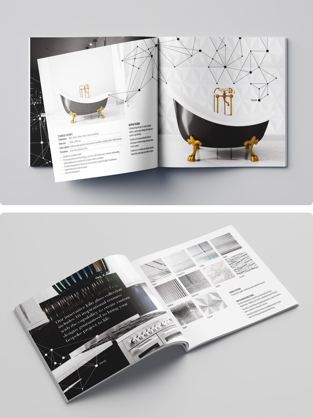 Bespoke Product Samples Pack Design with Brochure Insert