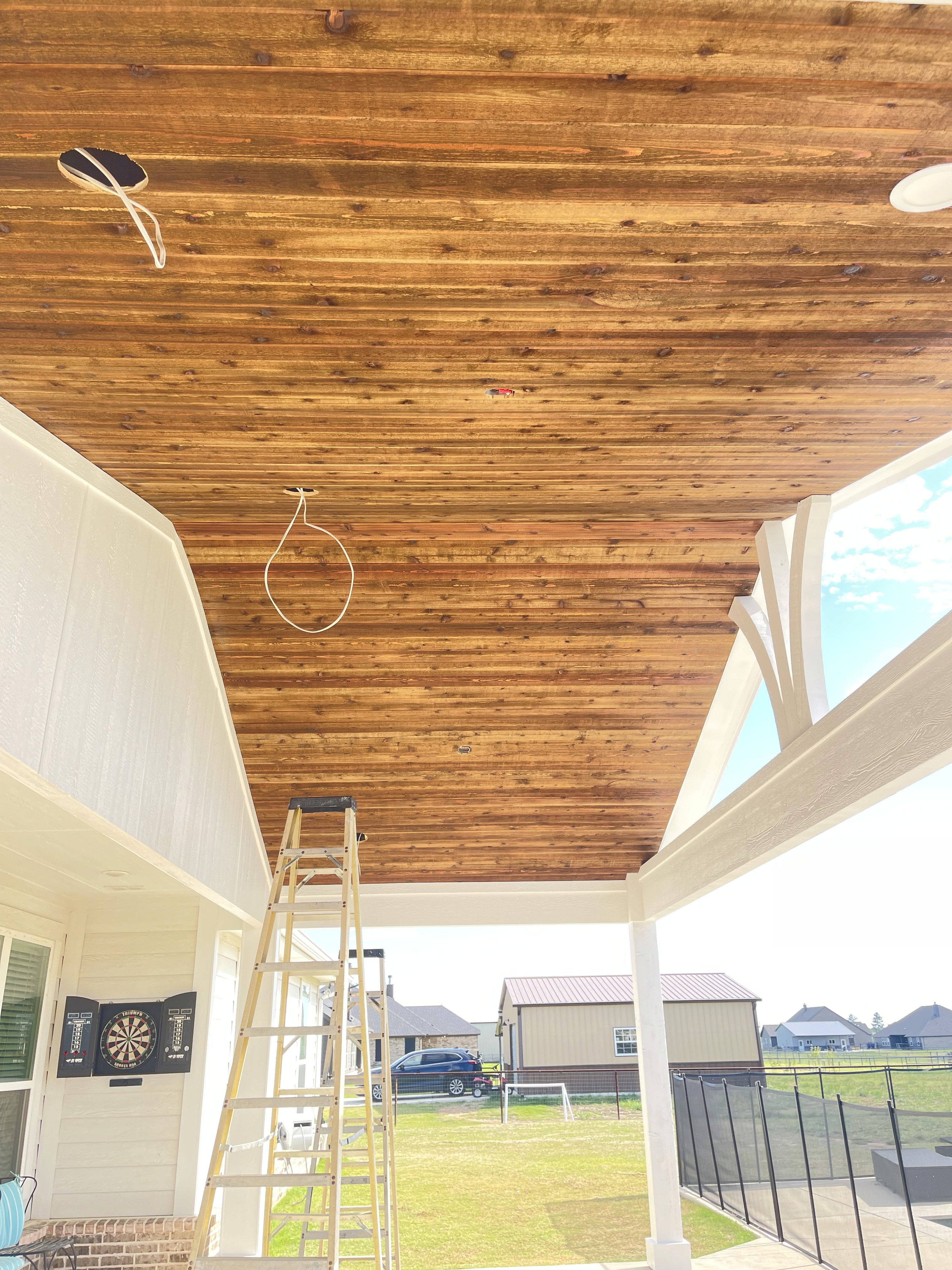 Exterior electrical project 17