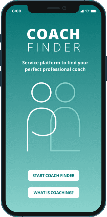 HiFi Prototyp Coachfinder MockUp iPhone