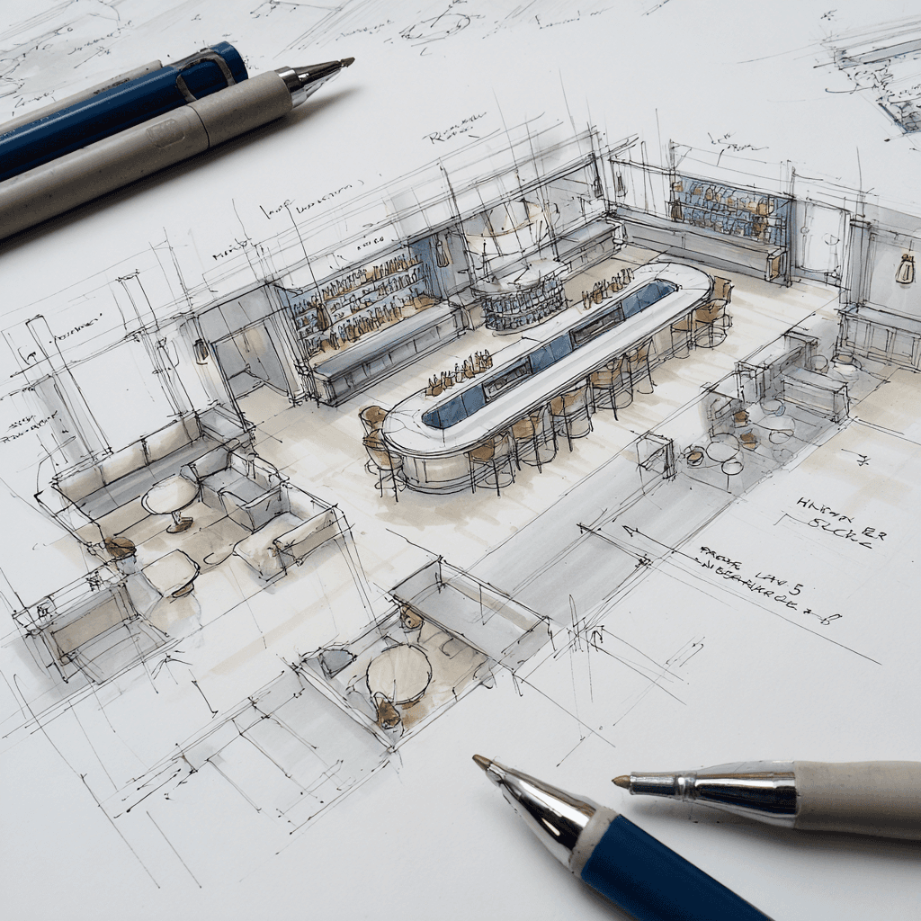 Collection of luxury sports cars displayed in modern rental showroom