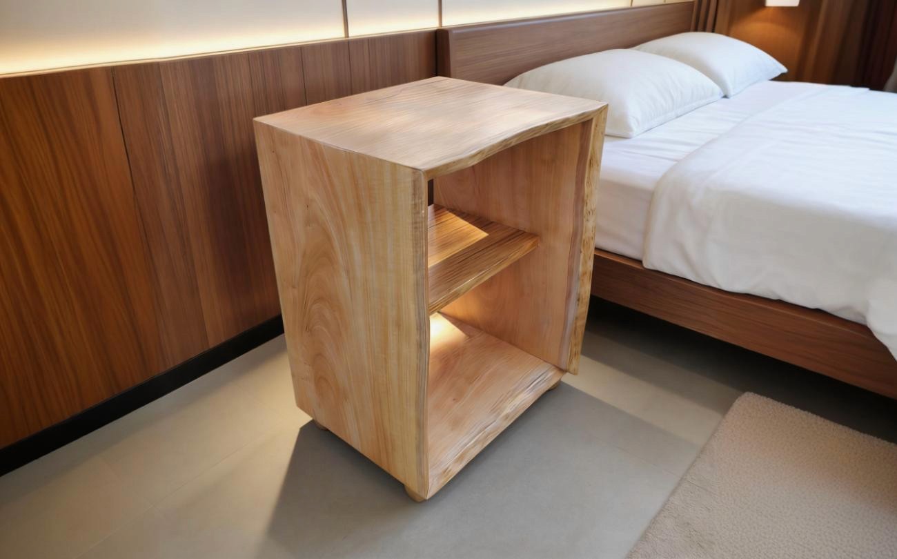 Mahogany Bedside Table