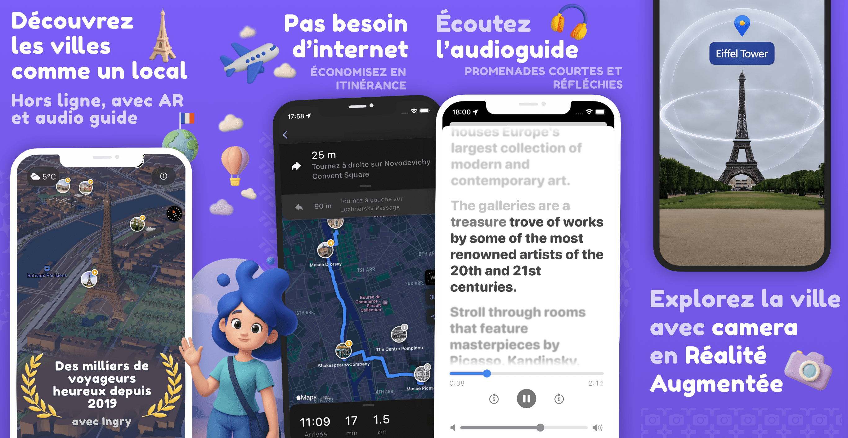 Captures d'écran de l'application Ingry