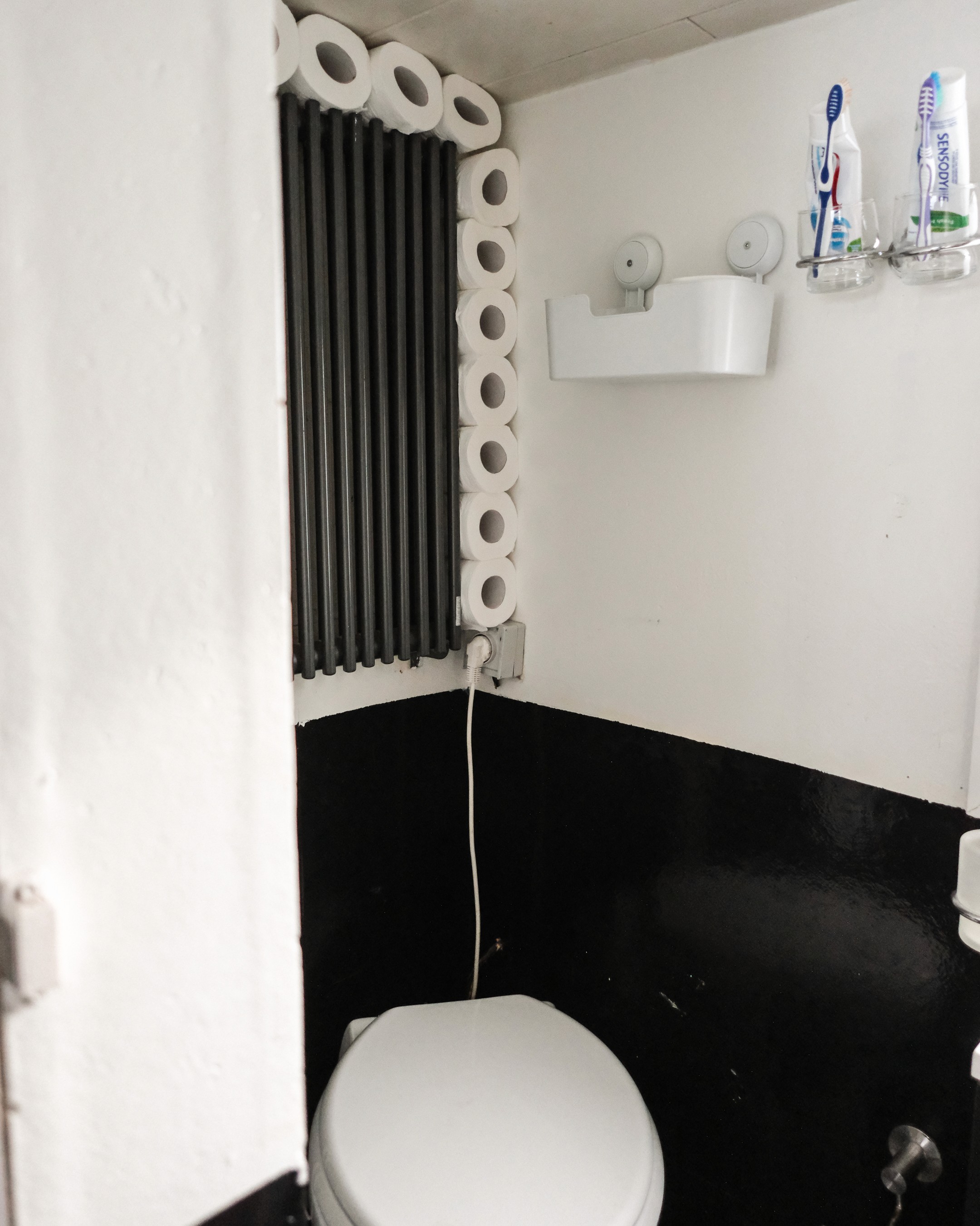 Modern kitchen island with bar chairs