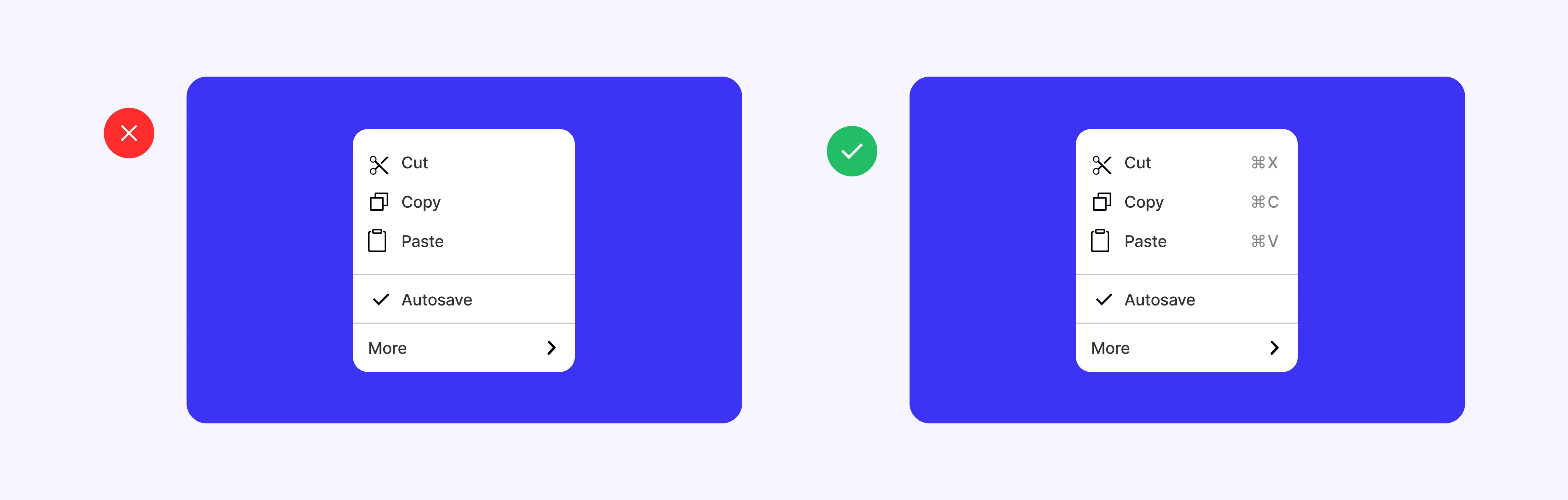 Example of Usability Heuristic 7: Flexibility and efficiency of use