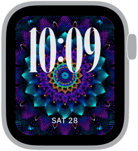 neuro mirage Apple Watch face preview 2 featuring abstract, gradient, and modern.