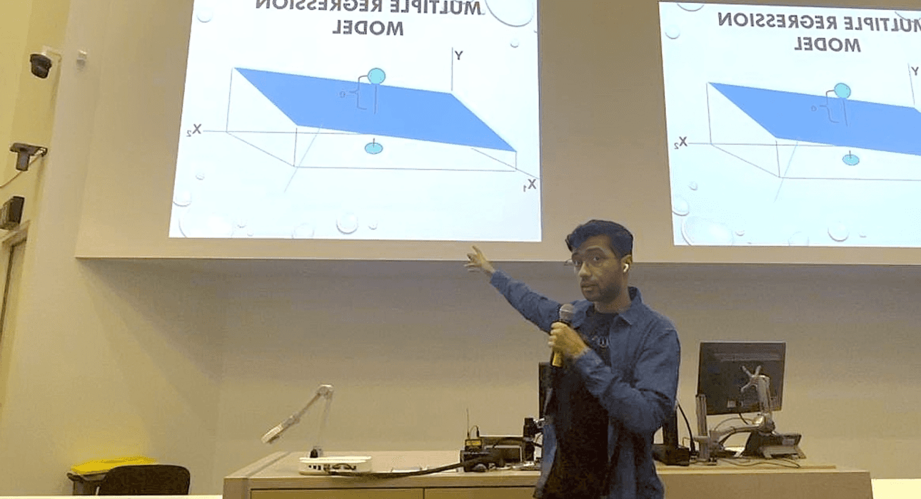 Giving a presentation