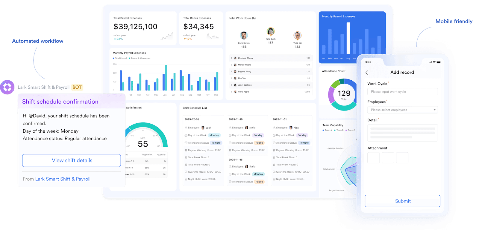 Lark’s all-in-one workflow