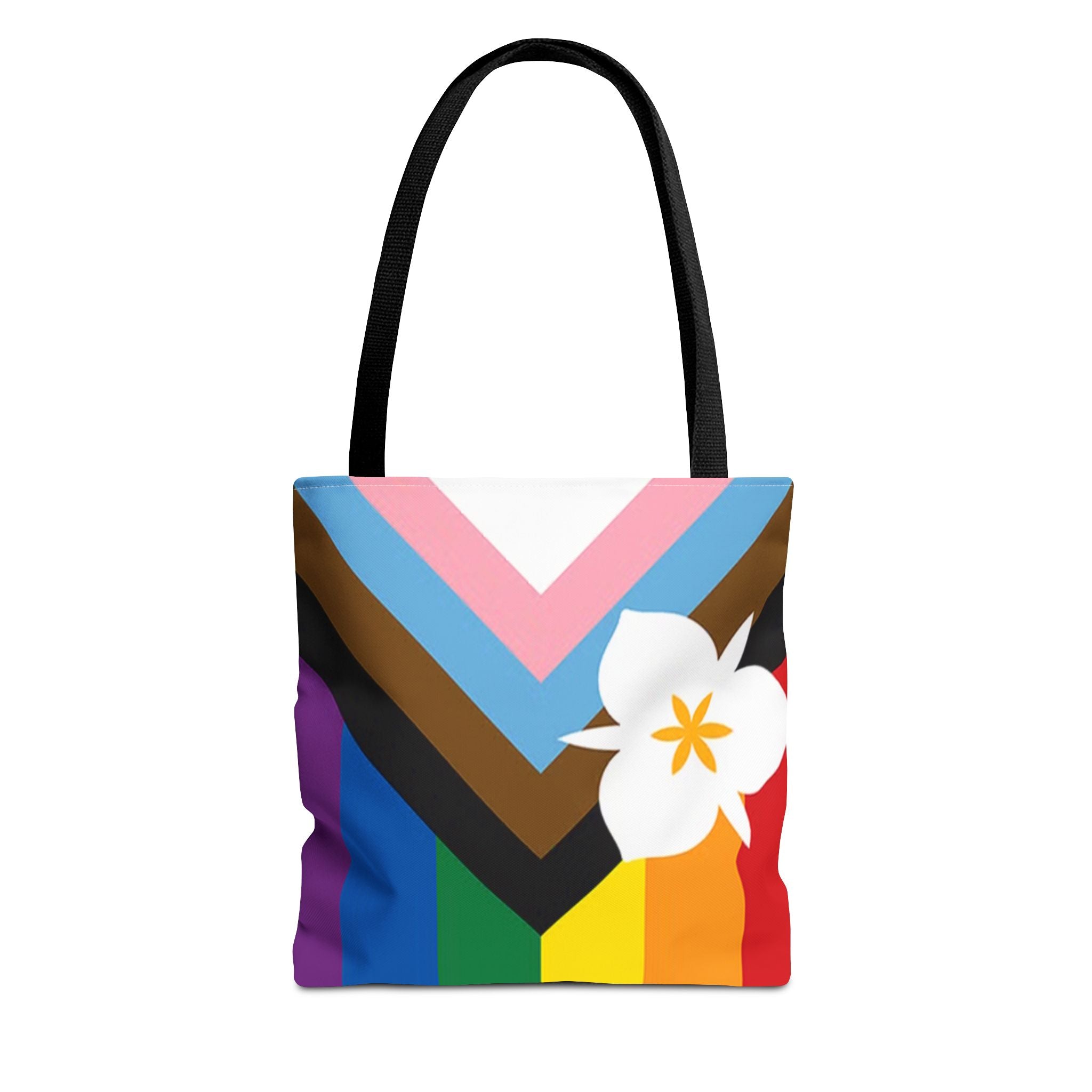 LGBTQ+ Tote Bag with Salt Lake City Lily - Salt Lake Pride Flags