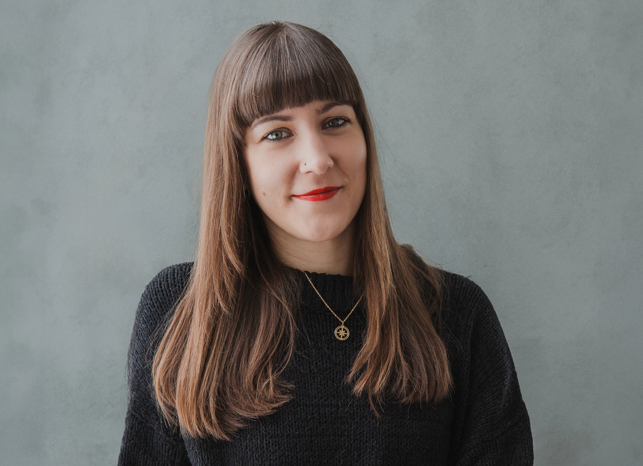 Woman with color palette