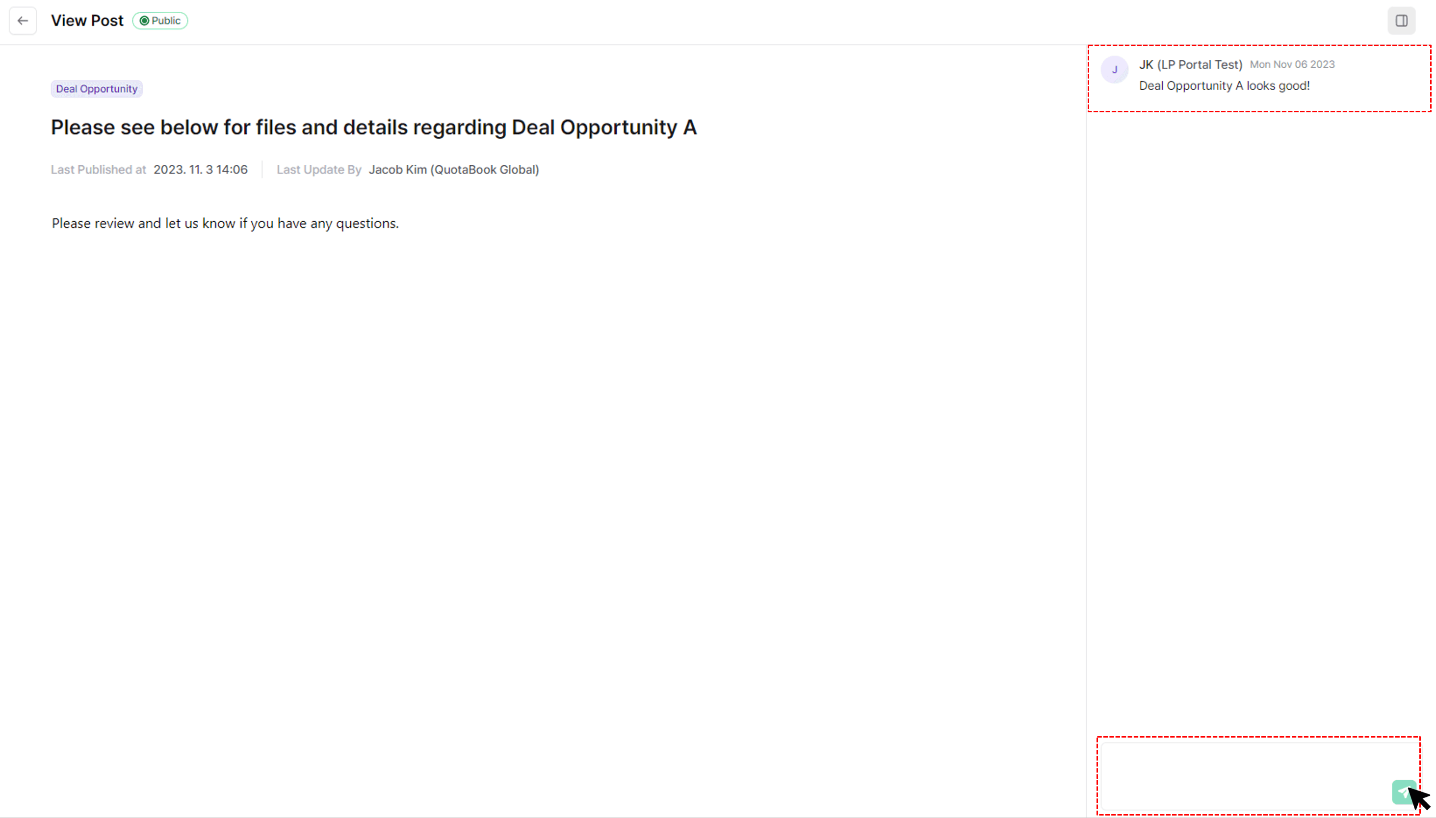 send messages in response