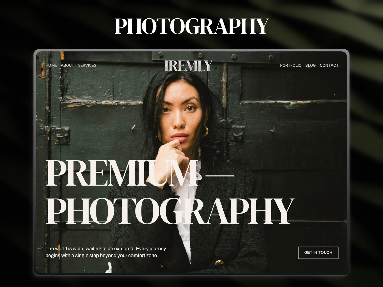 Floraly template photo collage