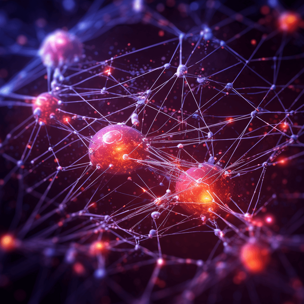 A graphic depicting the layers and connections of a neural network, or an image related to one of the applications mentioned in the article (e.g., an image recognition task like facial recognition).