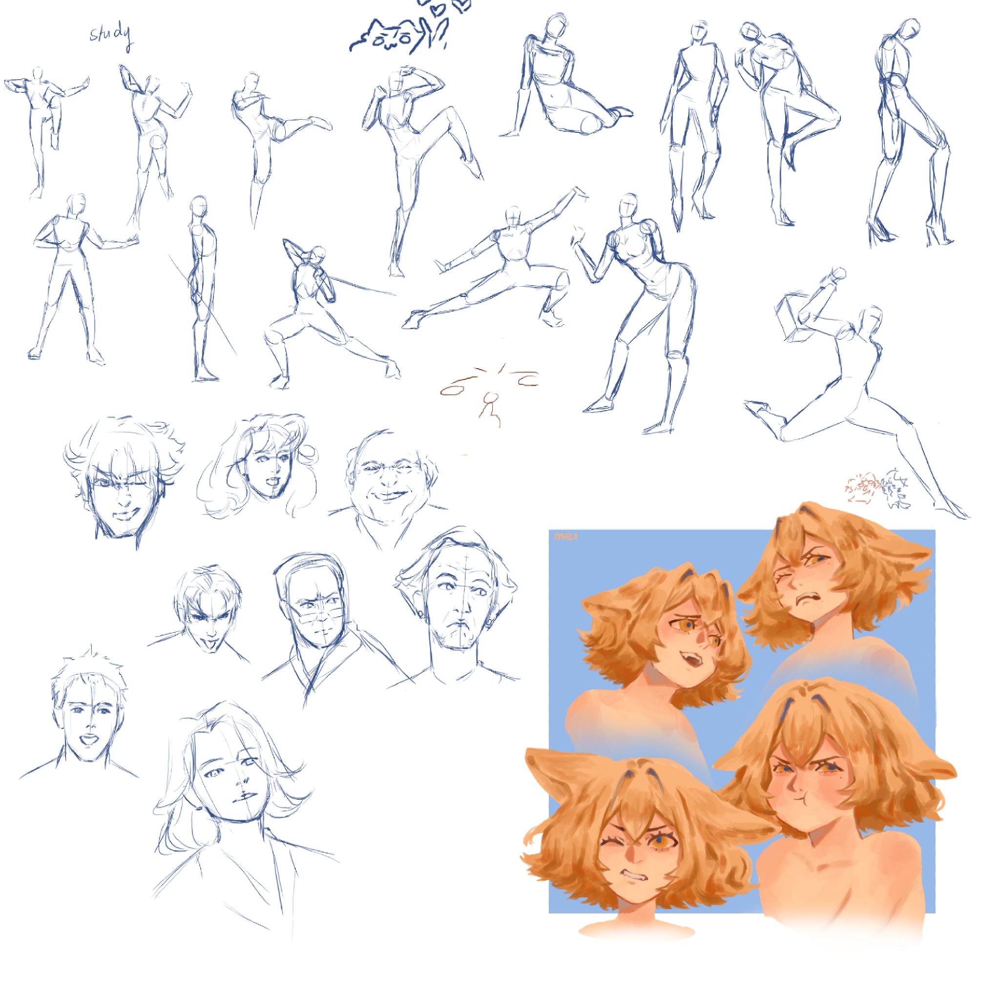 Part of the Art Jam canvas "multi freedraw 11!"