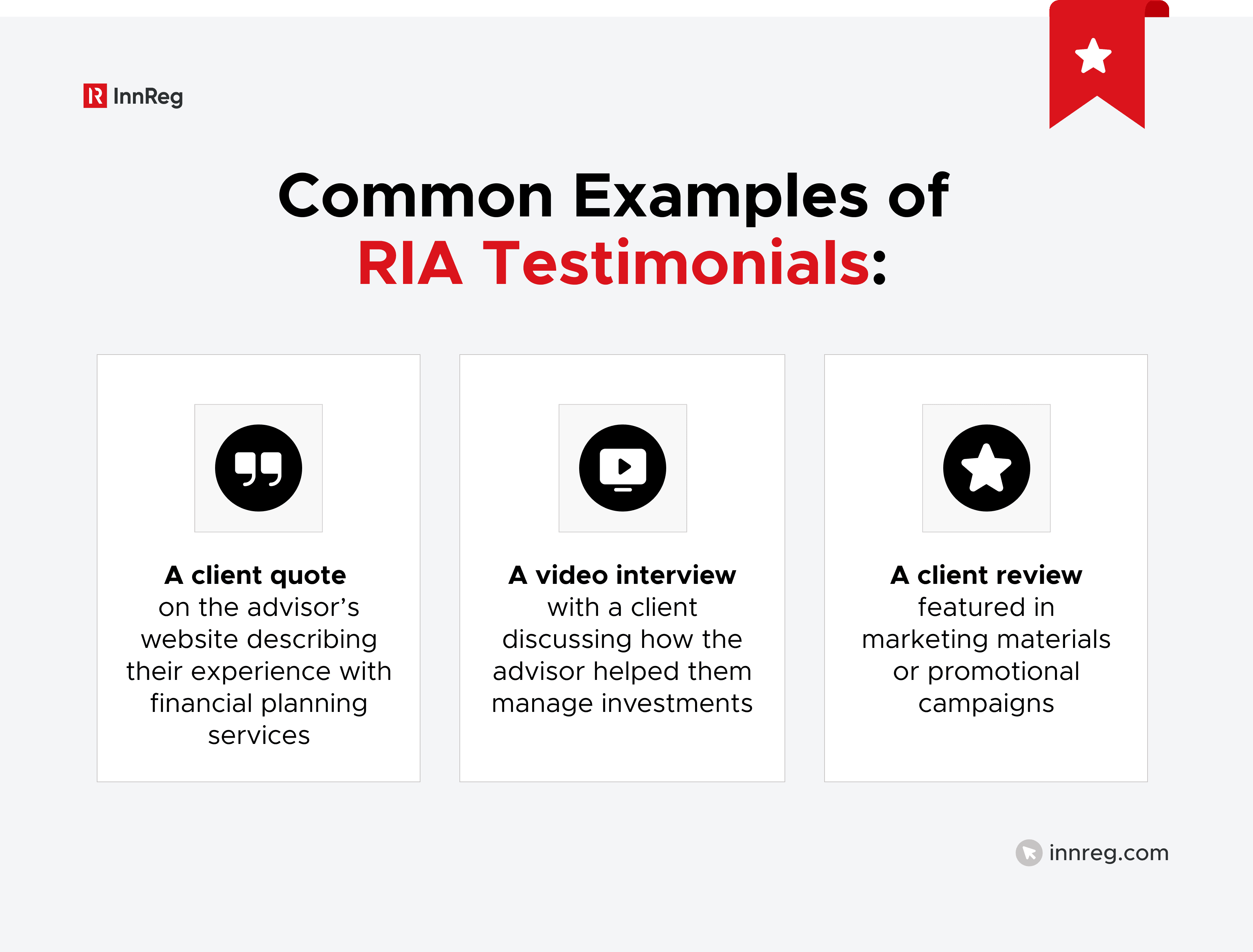 Common Examples of RIA Testimonials