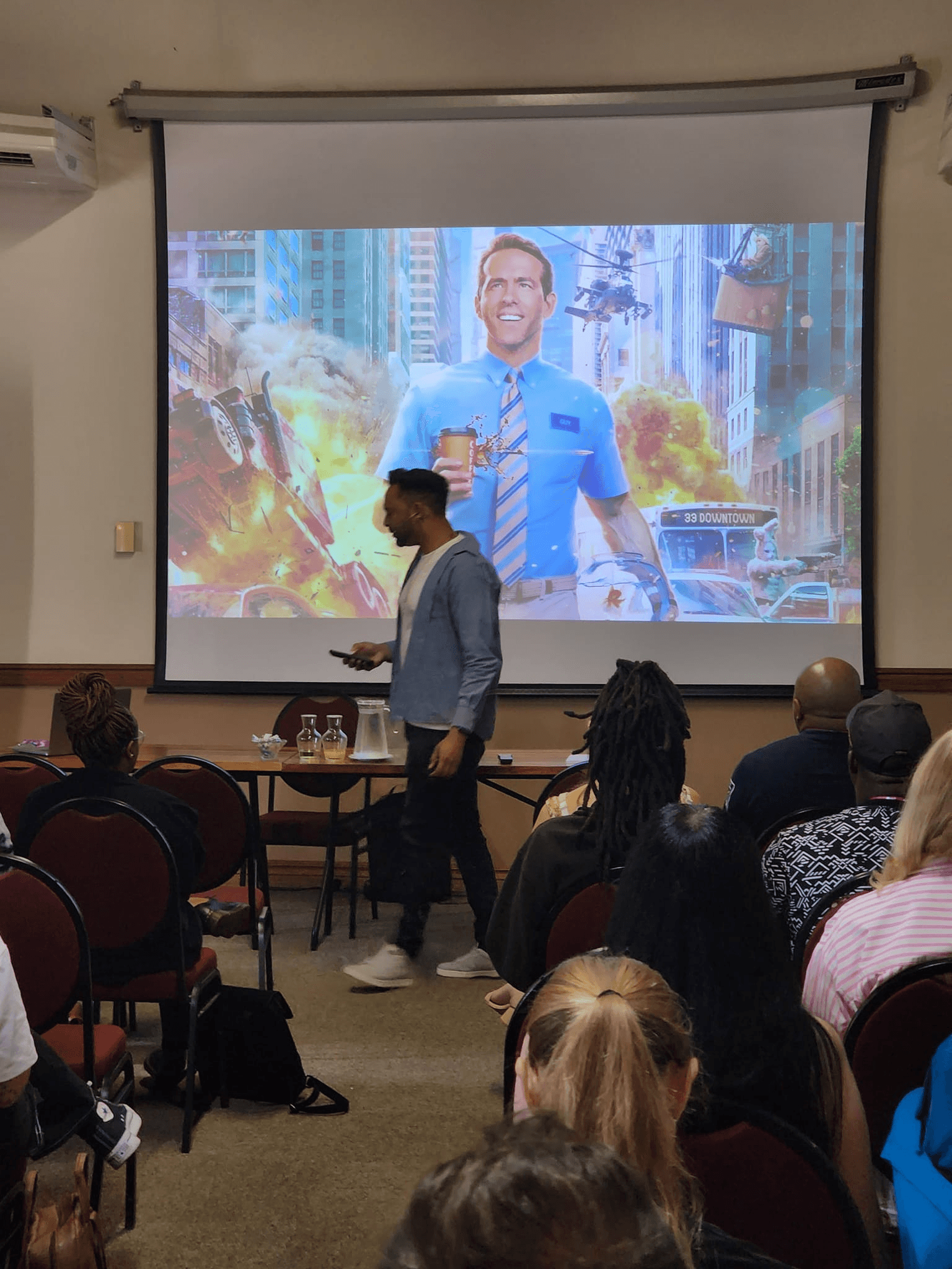People Sitting Watching In The Theater