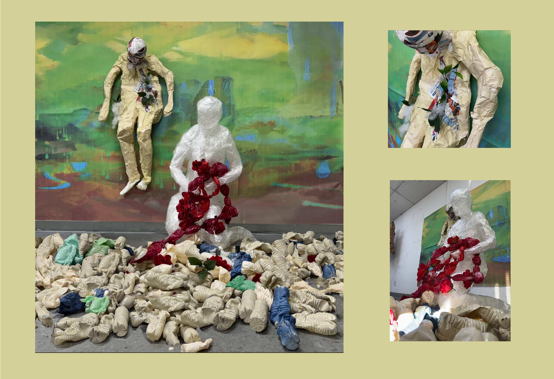 Rear view of a blue-cased iPhone with dual cameras on a dark blue background