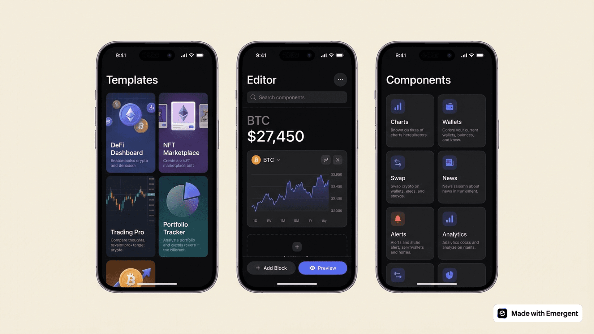 Cryptocurrency Market App Made With Emergent