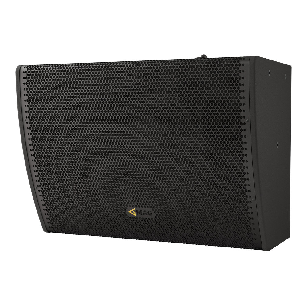 Black MAG speaker with perforated grille