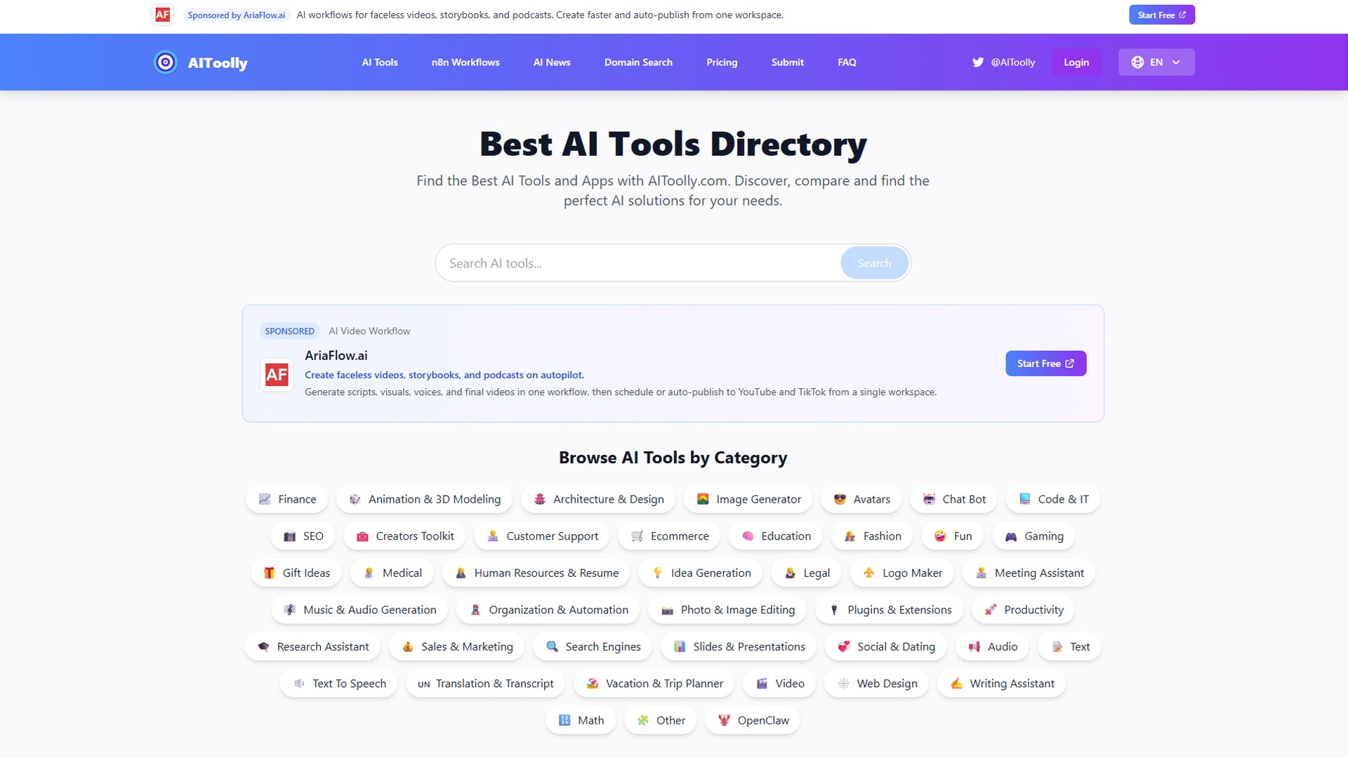 ai toolly directory