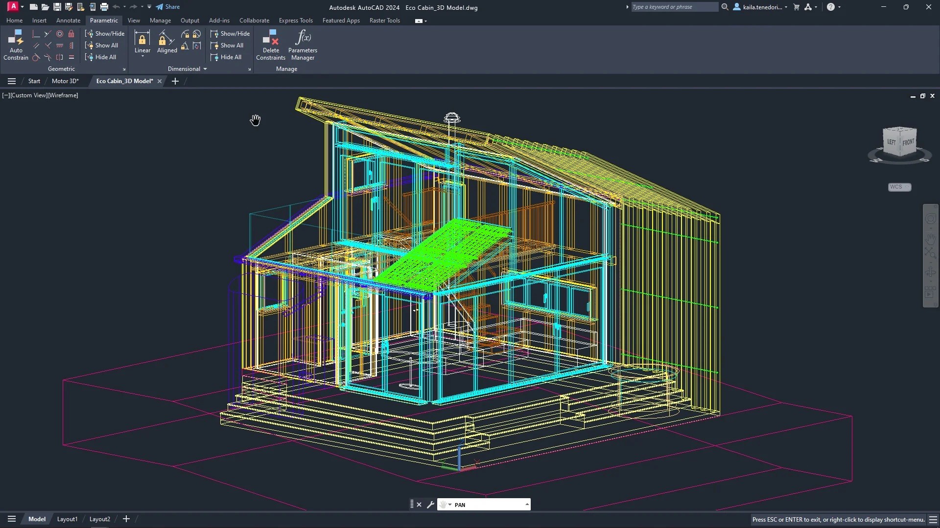 Autodesk AutoCAD running on a cloud computer