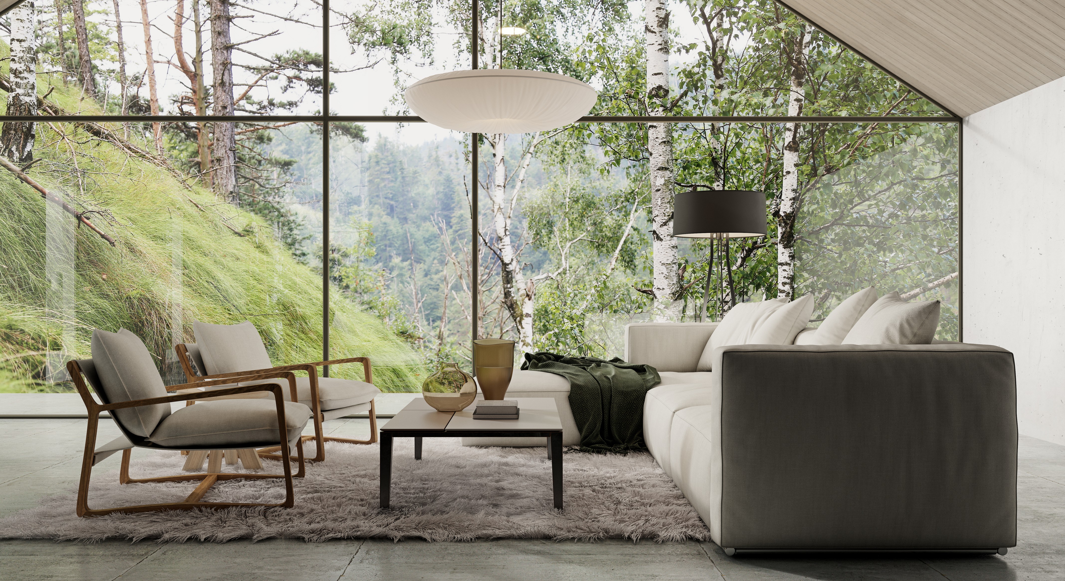 An internal picture of a house