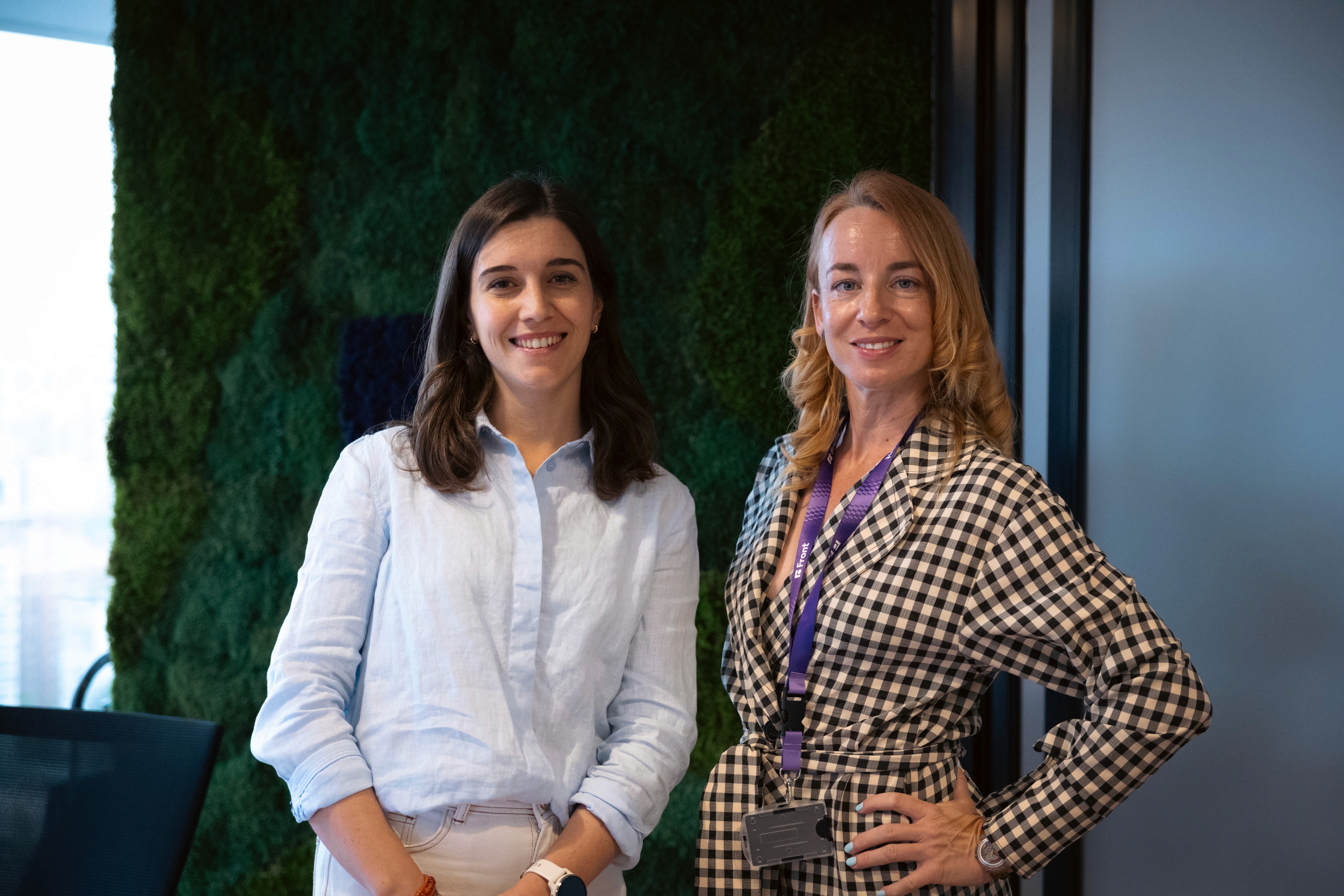 Katy and Front team at Front office