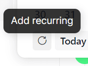 Add recurring task