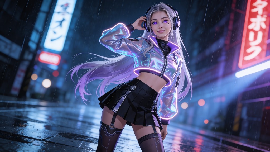 Genera personajes de IA gratis, anima a la chica