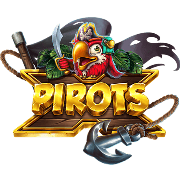 Pirots X — logo officiel et perroquet pirate