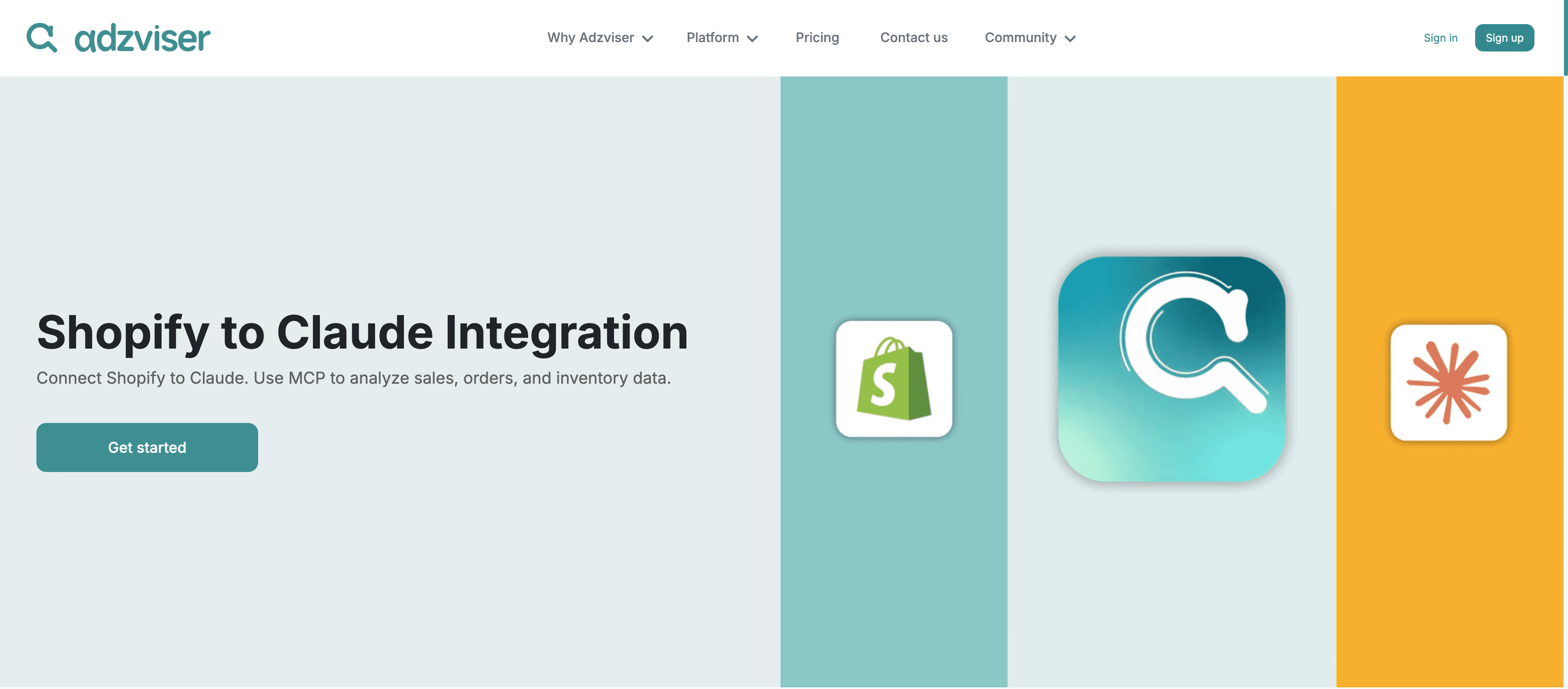 adzviser mcp shopify claude integration