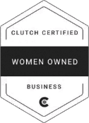 Clutch Women-Owned Business badge