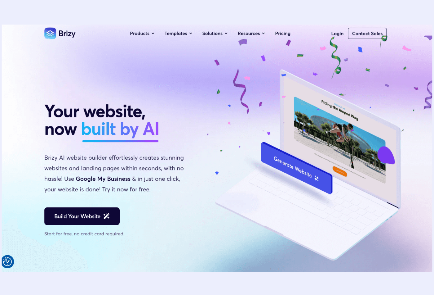 Brizy IO AI website builder