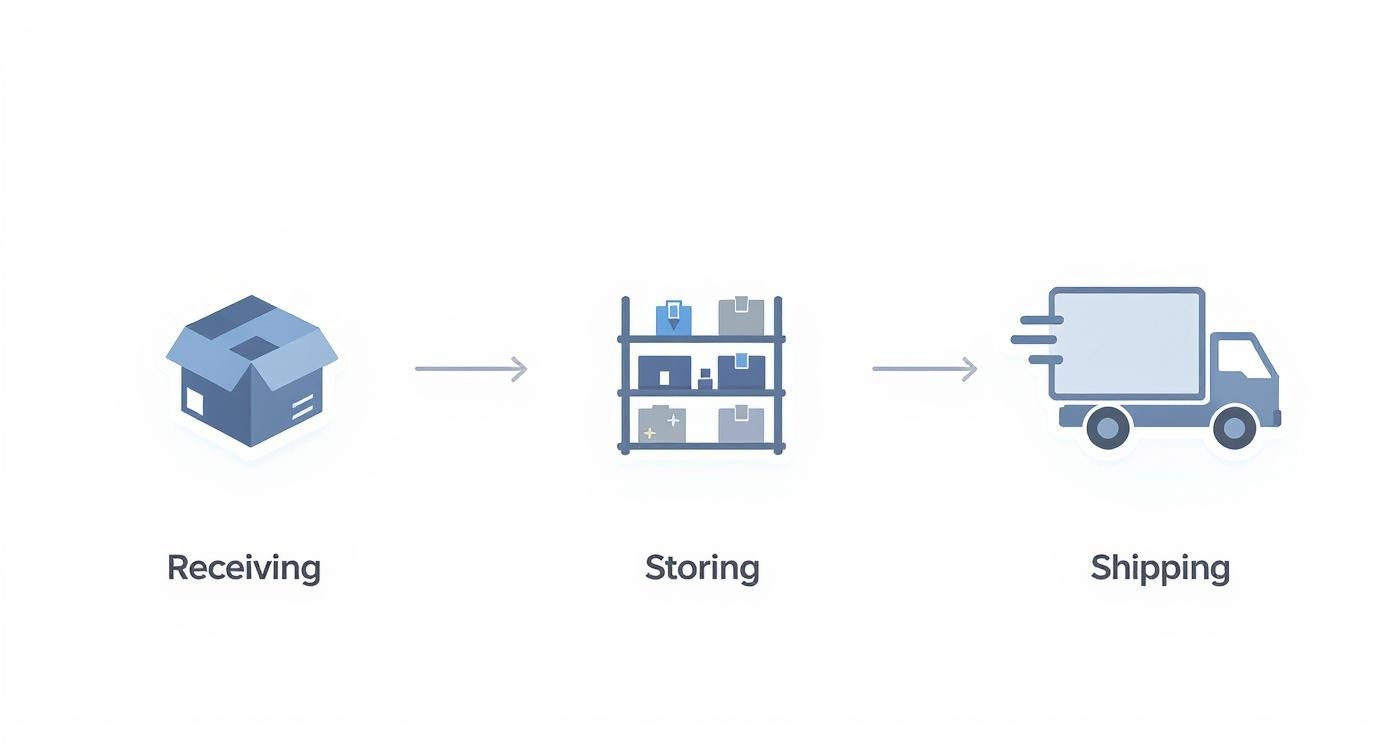 Infographic about what is ecommerce fulfillment