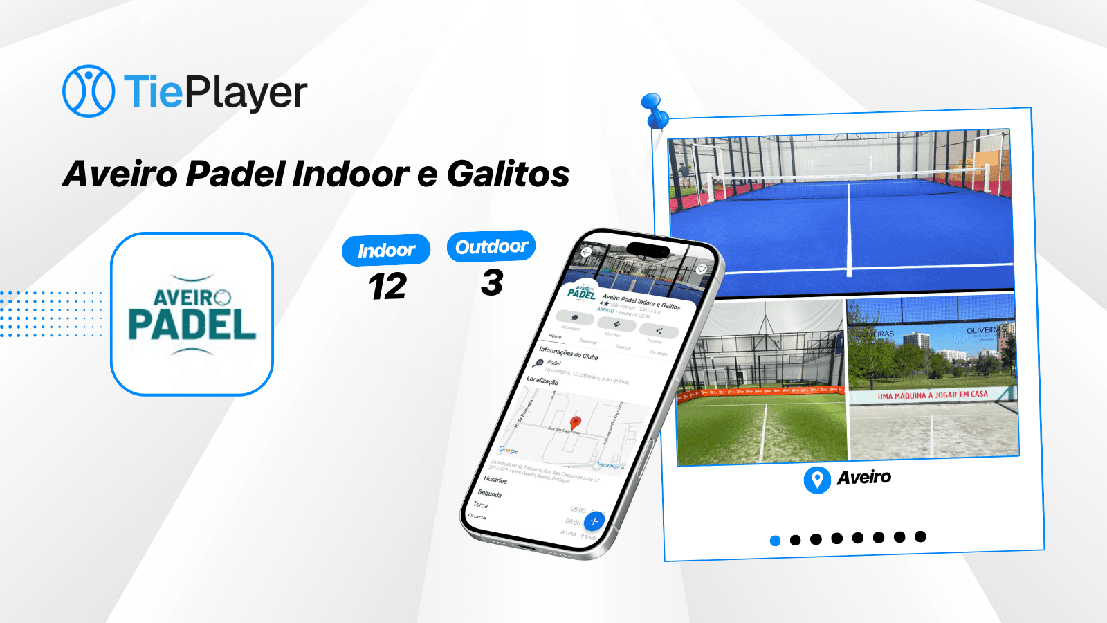 Book a padel court at Aveiro Padel Indoor e Galitos
