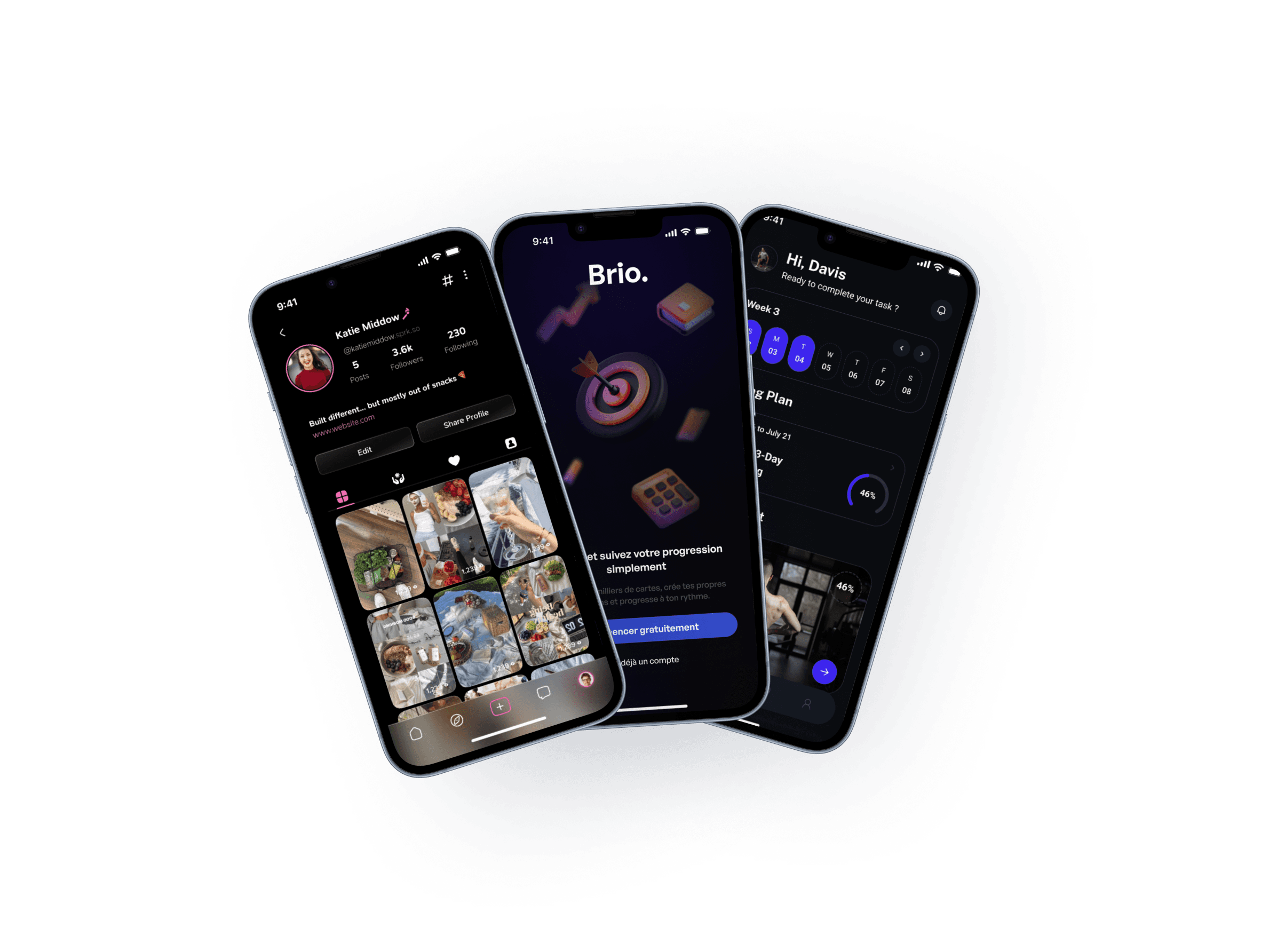 iPhone with Abstract Wallpapers https://www.figma.com/community/file/1171762896007962105/space-wallpapers