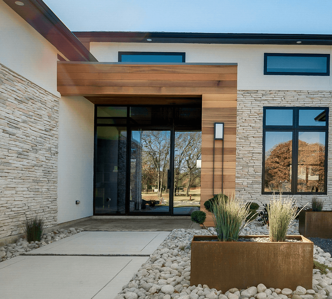 Traditional wrought iron double doors by M2 Metals Iron Doors DFW