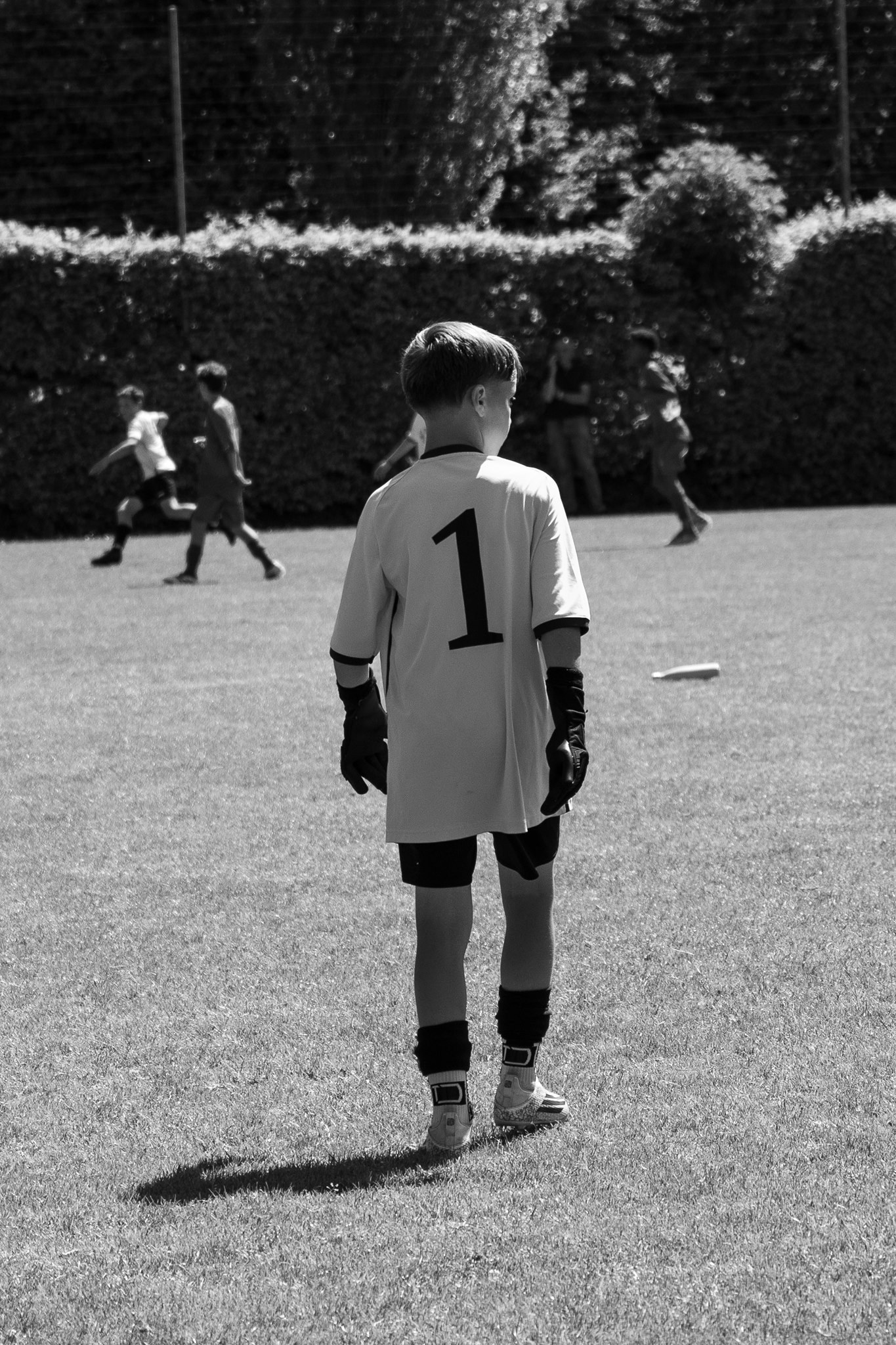 Young goalkeeper at FC Oerlikon/Polizei Sponsorenfestival 2026, Sportanlage Neudorf