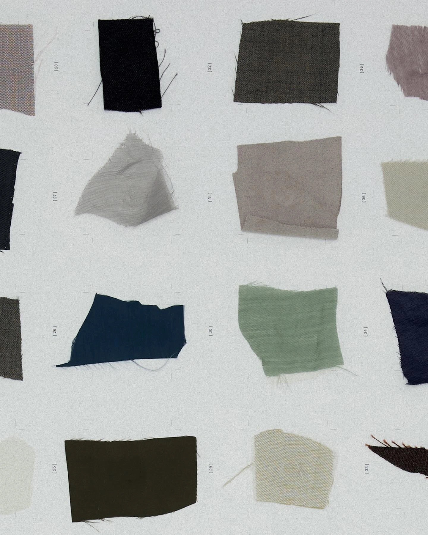 Fashion Collection Aesthetic Direction by David Carlo material swatches
