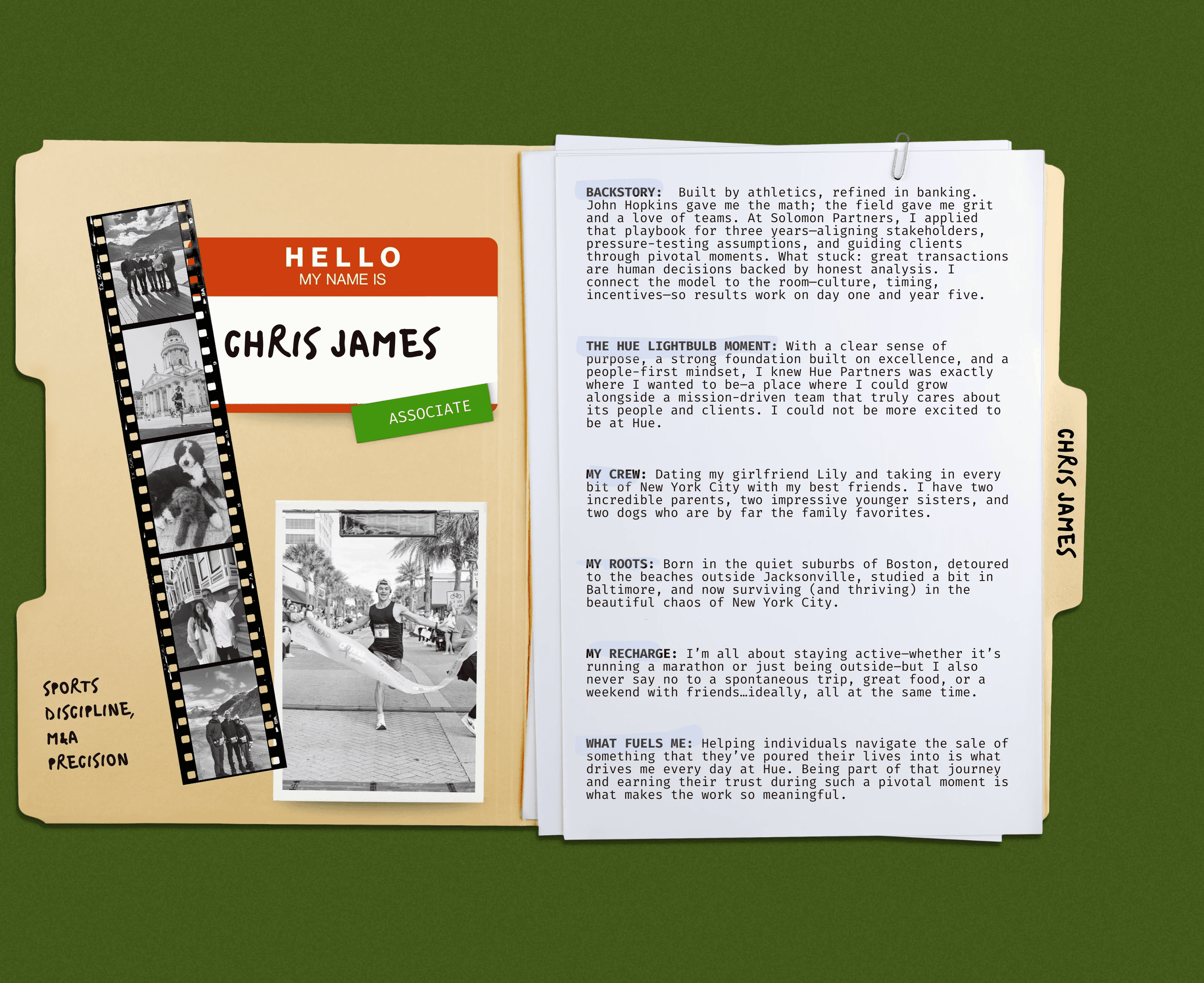 Emily Blue, founder of Hue Partners Bio and Background