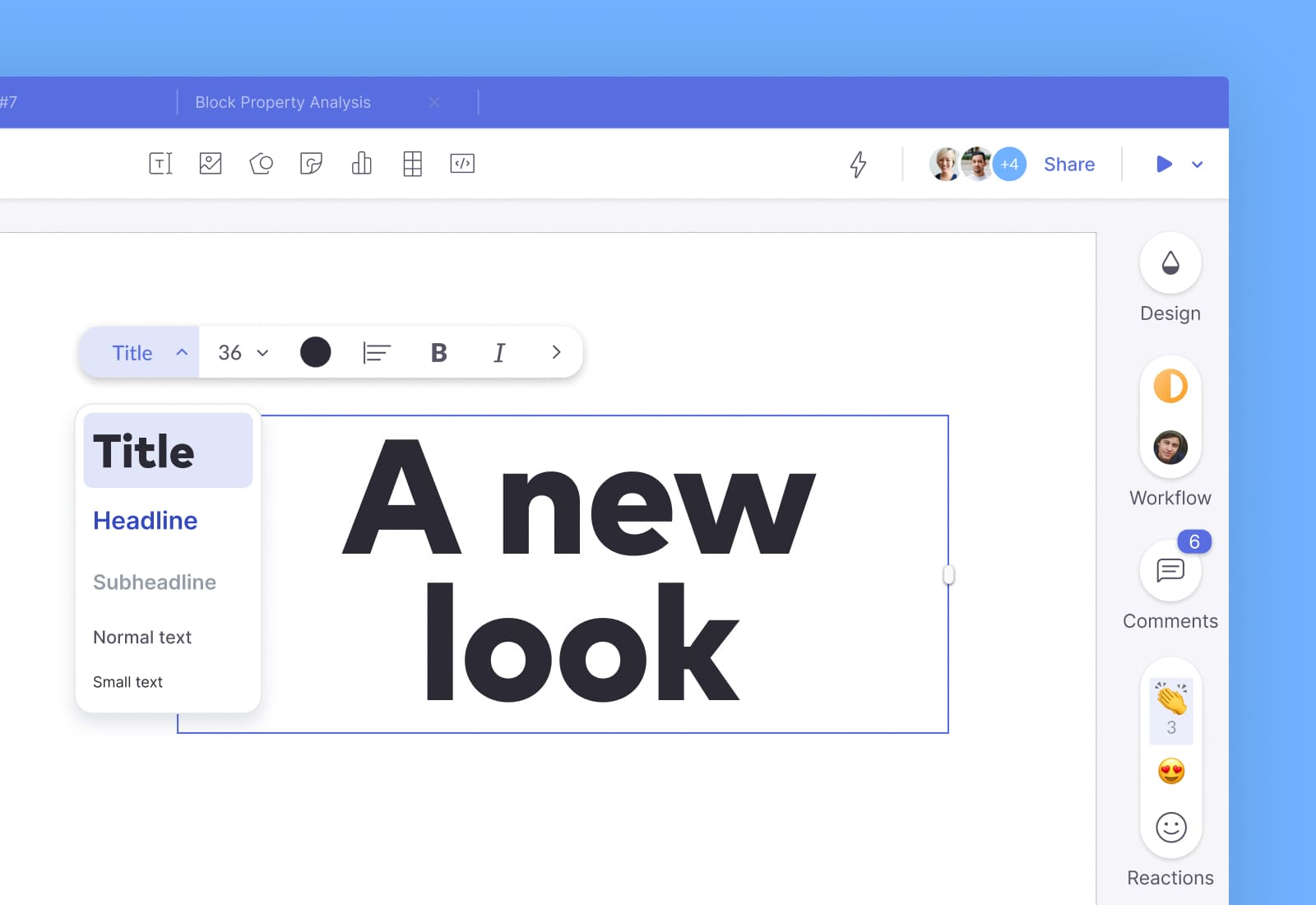 Pitch inline editor
