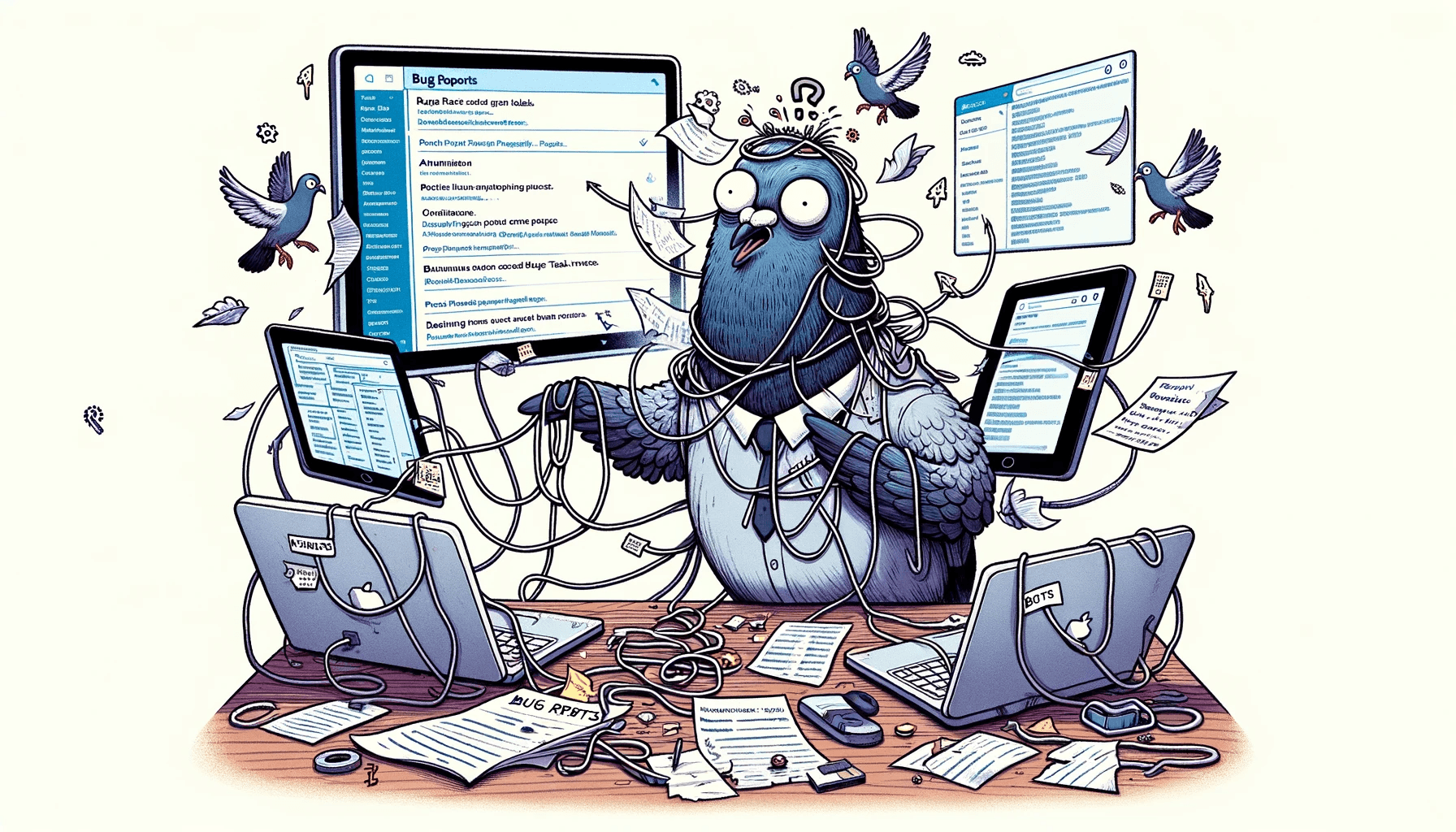 A product manager struggling to automate bug reports