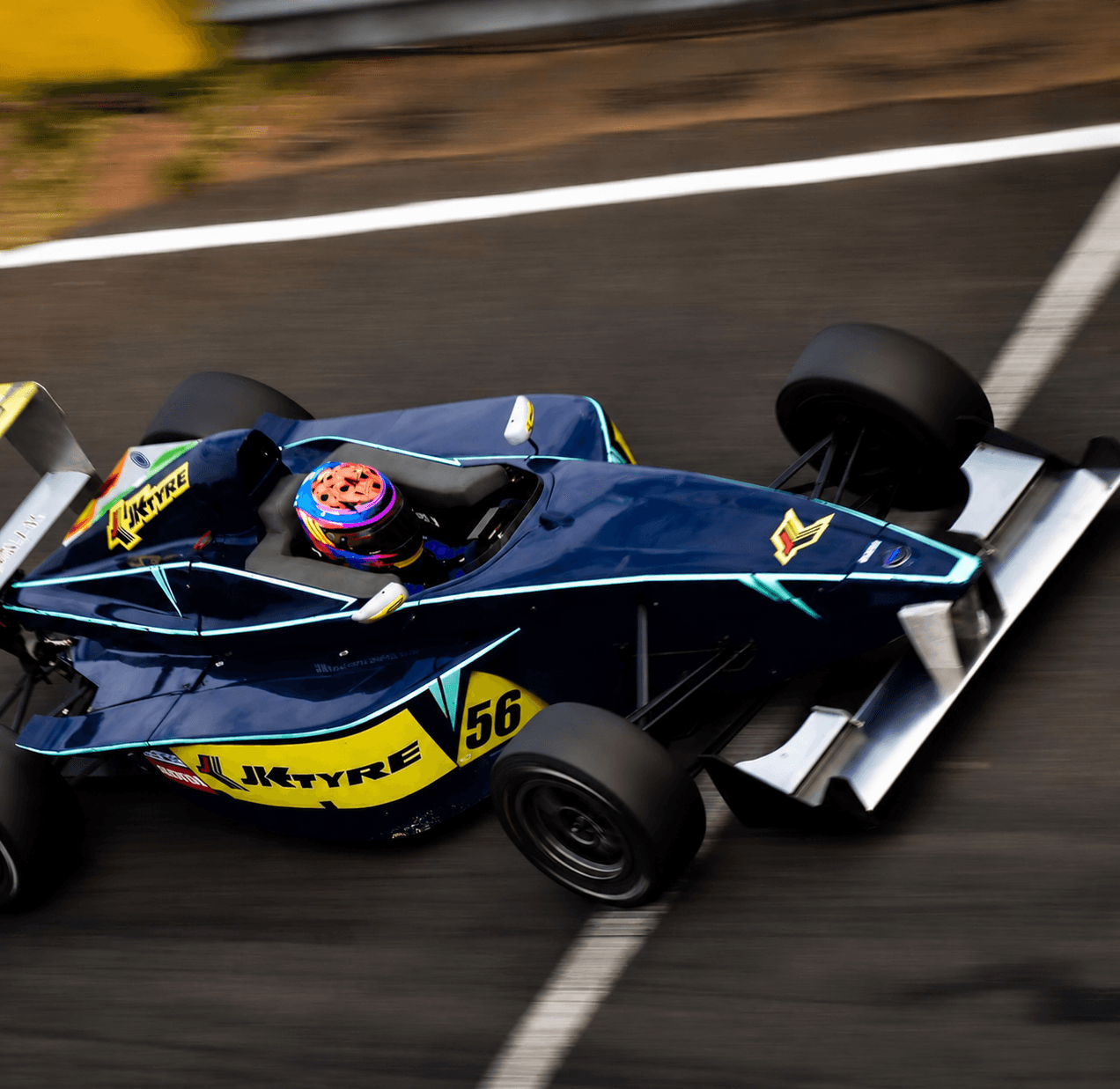 Racing the #56 Formula 4 car