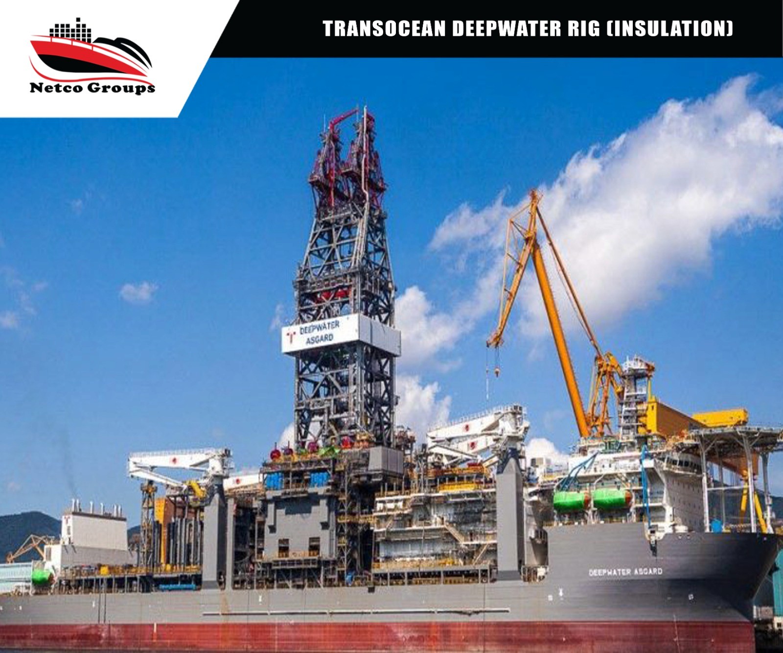 Offshore Drilling Rig Insulation and Fireproofing Services