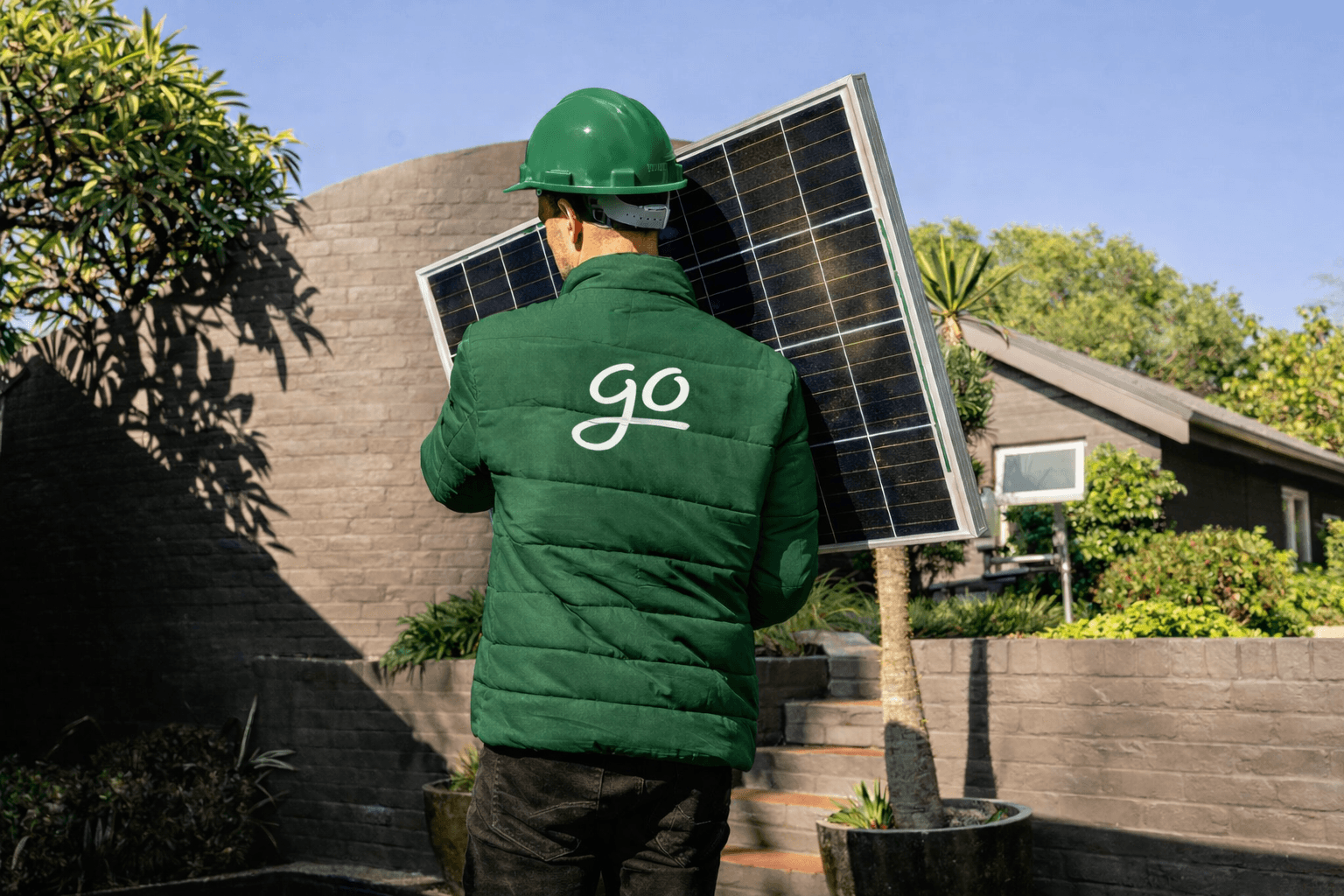 Man Working On a roof