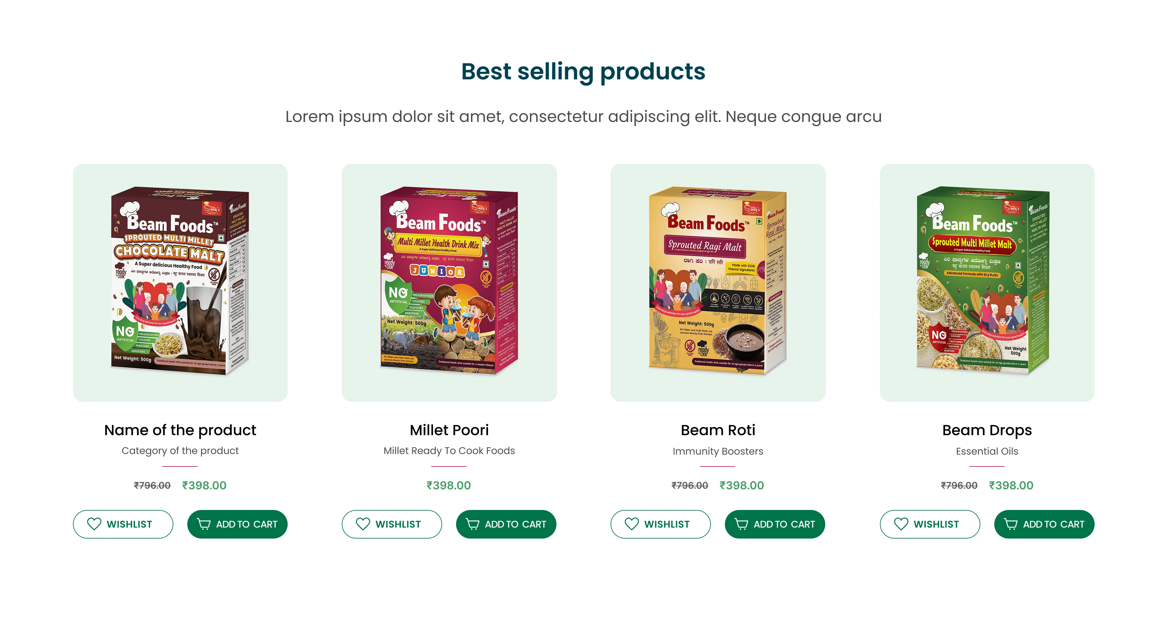 real estate agency website, featured listing