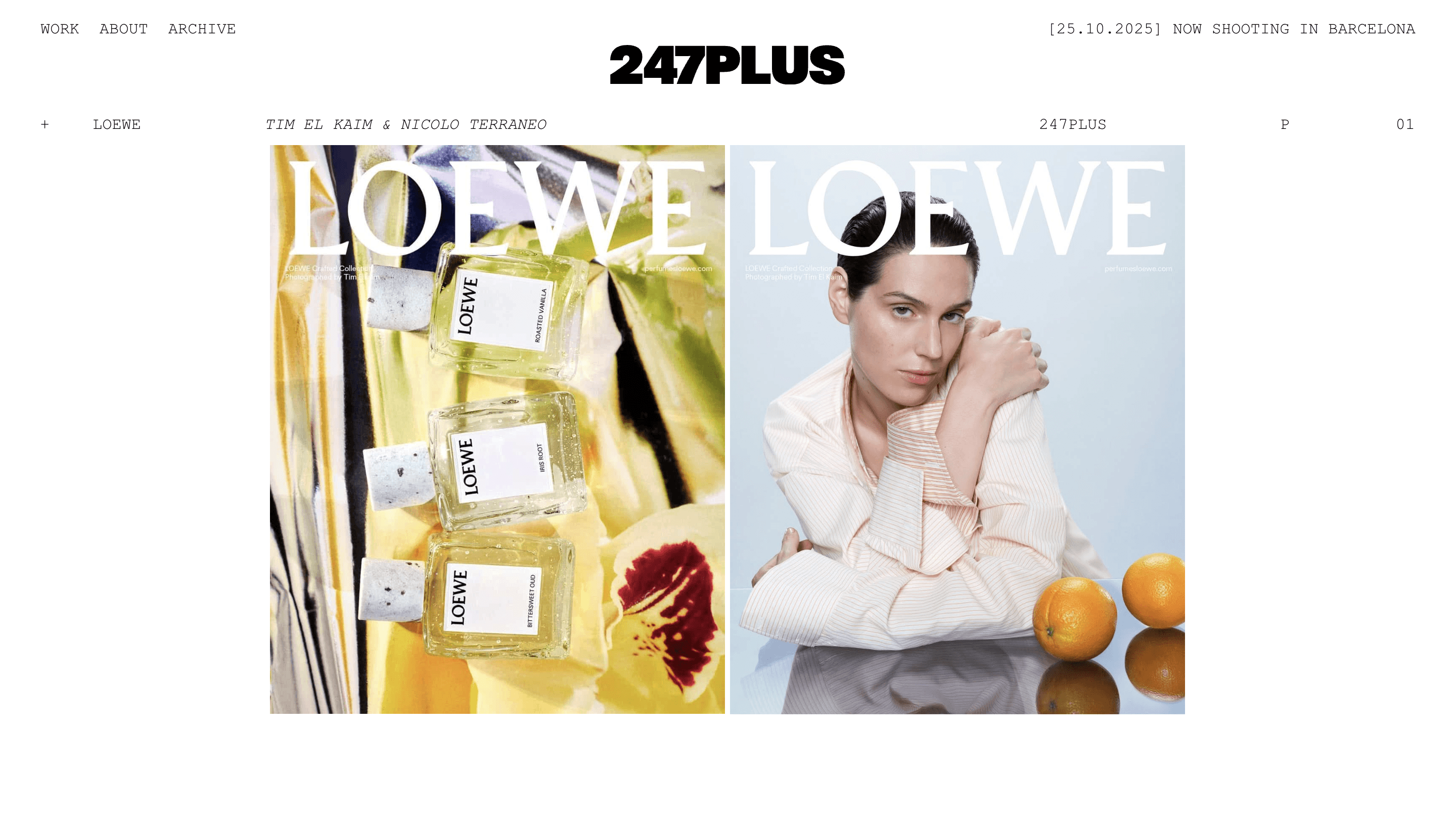 Curated website showcase highlighting contemporary visual direction.