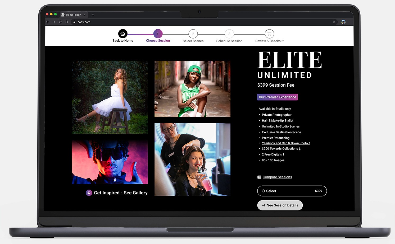 Cady Booking Website