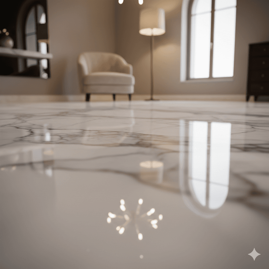 Luxury Italian marble flooring in Sector 111 Gurugram apartments