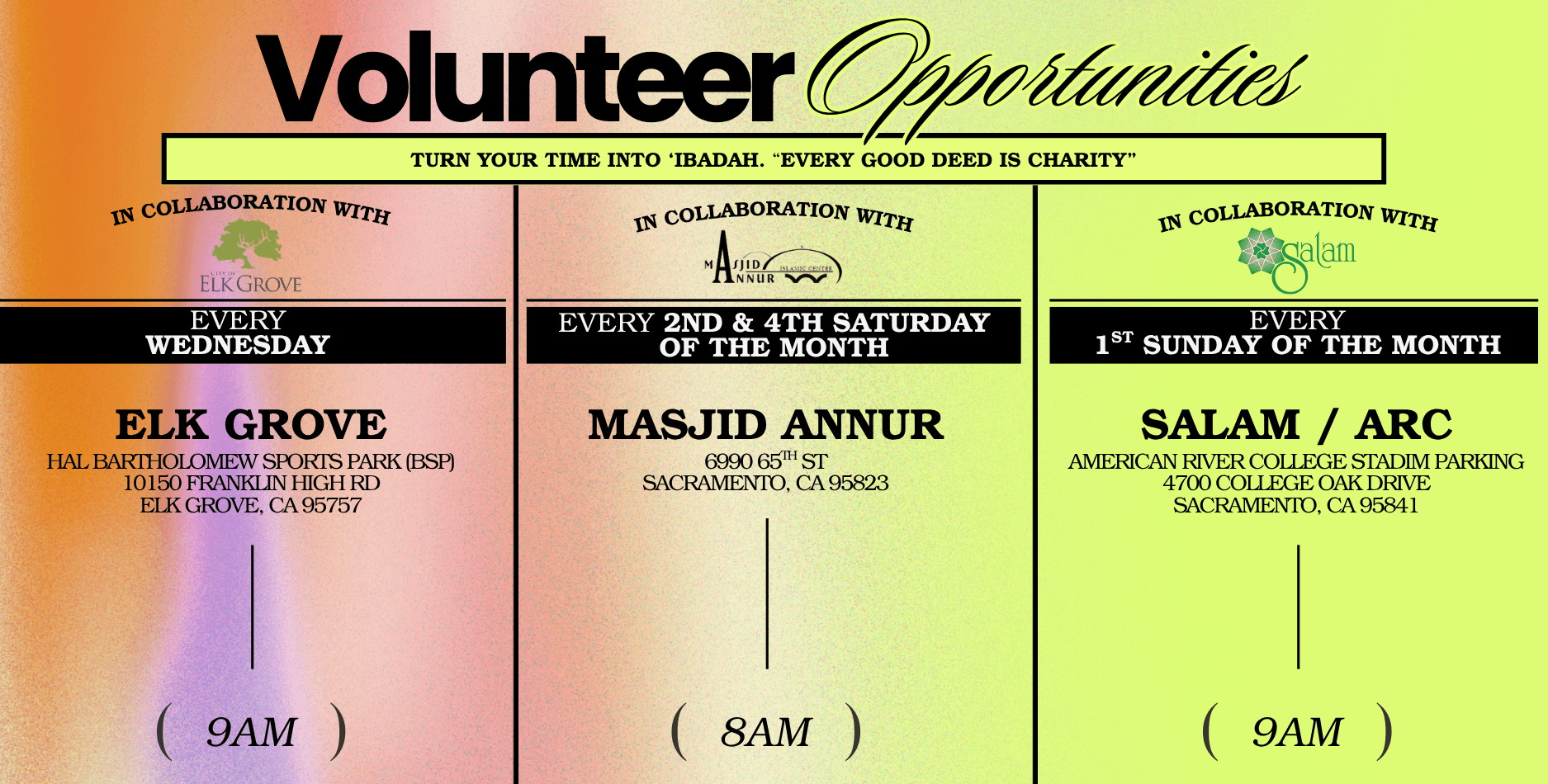 Volunteer Opportunities